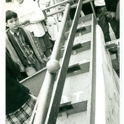 Photographs, A man playing a game