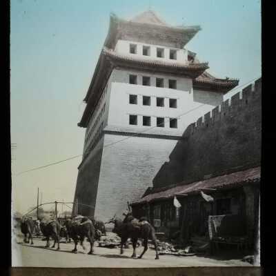Glass Lantern Slide, Gate