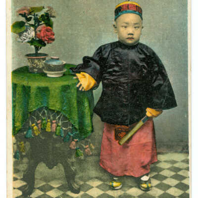 Postcard, San Francisco, Chinatown, A Chinese Boy, Son of a noted dignitary, Chinatown