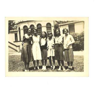 Lily Way Leong with 5 Other Girls in Front of Building 2