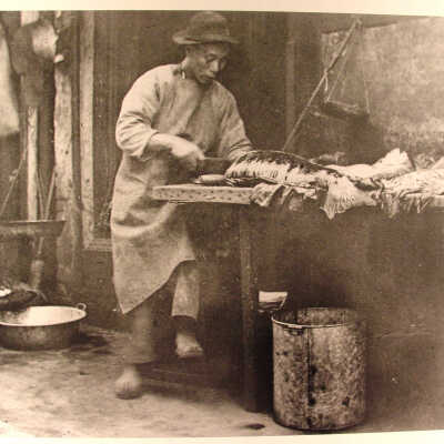 Photograph, Chinatown, fishmonger, SF