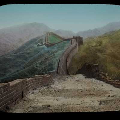 Glass Lantern Slide, Great Wall of China