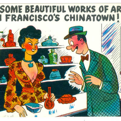 Saw Some Beautiful Works of Art in San Francisco's Chinatown!