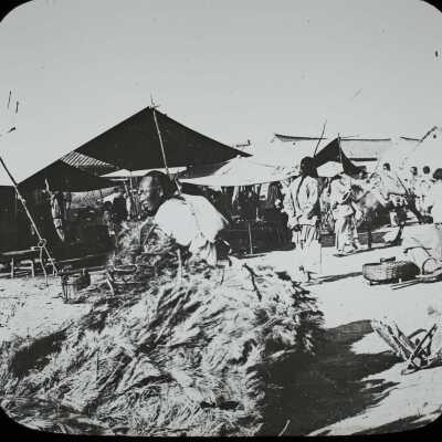 Glass Lantern Slide, Men
