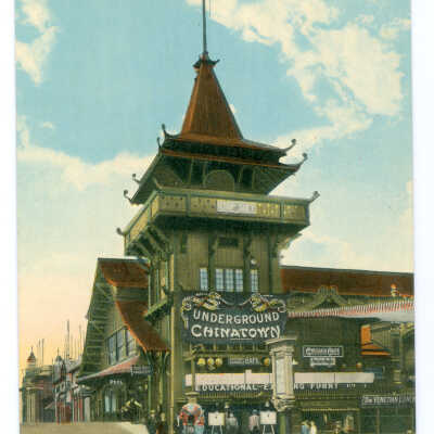 Postcard, Venice, Chinatown, Venice, Cal.
