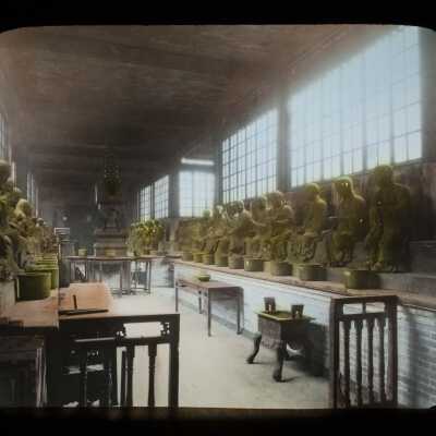 Glass Lantern Slide, Temple