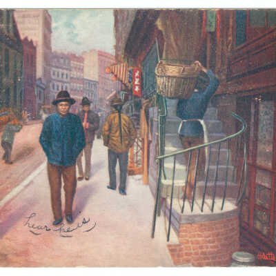 Postcard, New York, Chinatown, Cosmopolitan New York, Chinatown Highways and Byways