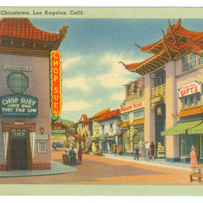 Postcard, Los Angeles, Chinatown, Chinatown, Los Angeles, Calif.