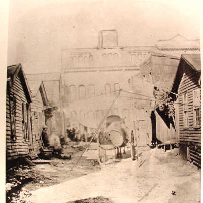 Photograph, Chinatown, Alley off Post St between Grant & Kearny, 1852, SF