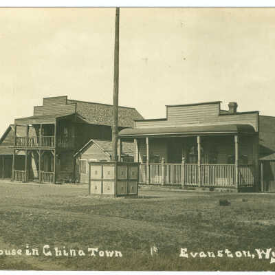 Postcard, Evanston, Joss House in Chinatown