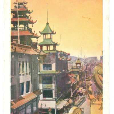 Postcard, San Francisco, Chinatown, Chinatown, San Francisco