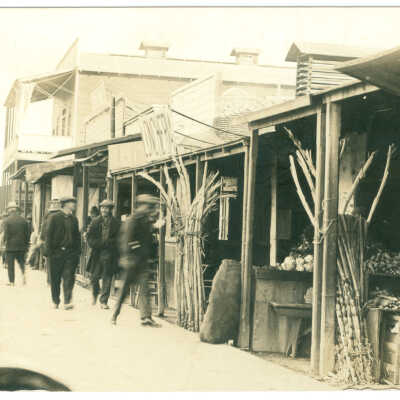 Postcard, Los Angeles, Chinatown, Chinatown Street Scene
