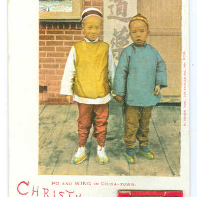 Postcard, San Francisco, Chinatown, Po and Wing in China-Town