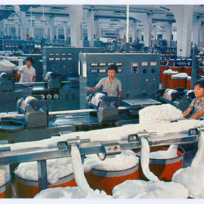 Postcard Set, China, Shanghai, A Top Workshop of the Acrylic Plant