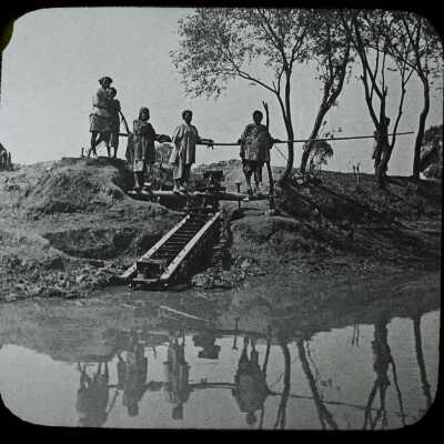 Glass Lantern Slide, Women