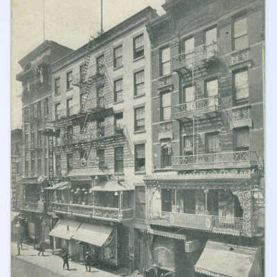 Postcard, New York, Chinatown, Chinatown, New York