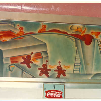 A Mural in the Fong Fong Bakery and Ice Cream Cafe