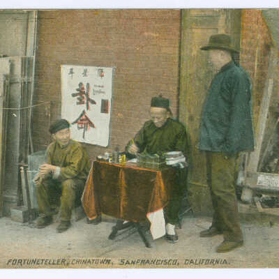 Fortune Teller, Chinatown, San Francisco, California.