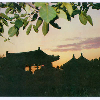 Postcard Set, China, Beijing, Tian Tan, Fan Shaped Pavilion