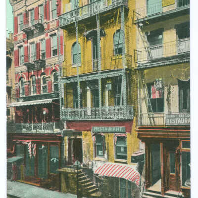 Postcard, New York, Chinatown, Chinatown N.Y.