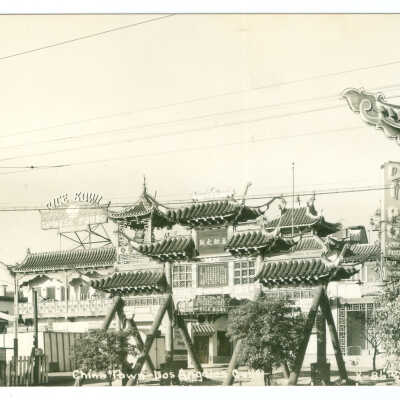Postcard, Los Angeles, Chinatown, China Town - Los Angeles Calif.