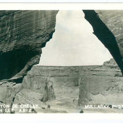 Postcard,Chinle, Canyon de Chelly, Chin Lee. Ariz.