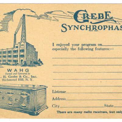 Postcard, Crebe Synchrophase