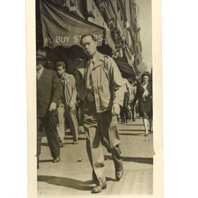 William Hoy Walking Market Street