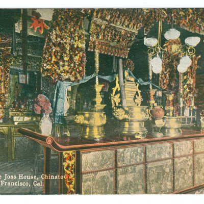 Chinese Joss House, Chinatown, San Francisco, Cal.