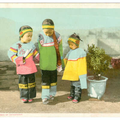 Postcard, Children of Chinatown
