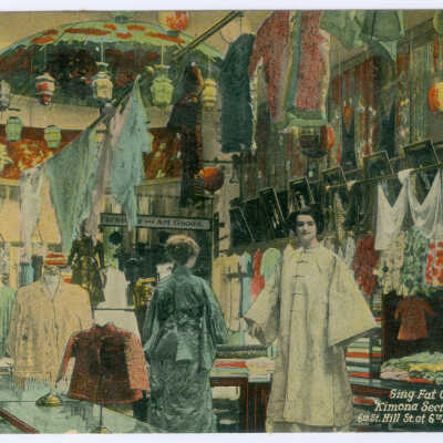 Postcard, Los Angeles, Chinatown, Sing Fat Co. Inc.