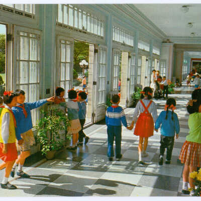 Postcard Set, China, Shanghai, A Spacious Corridor