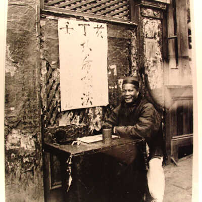 Photograph, Chinatown, Chinese Fortune Teller, SF