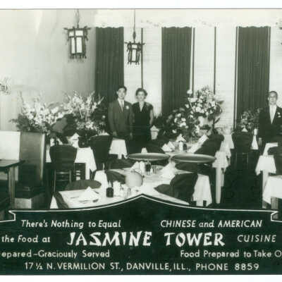 Postcard, Danville, Jasmine Tower