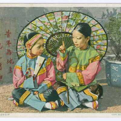 Postcard, A Bit of Gossip