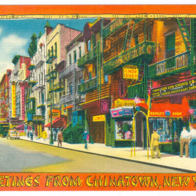 Postcard, Greetings from Chinatown, New York