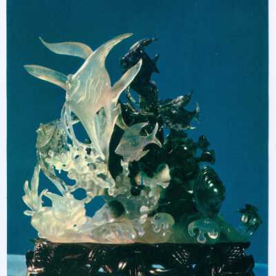 Postcard Set, China, Shanghai, Jade Carvings
