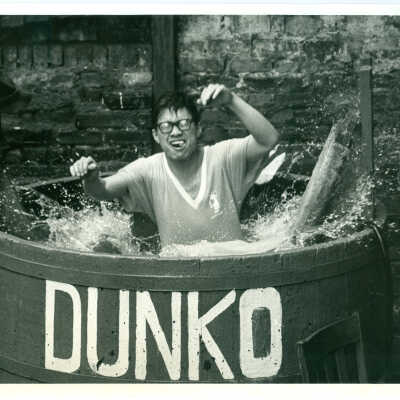 Photograph, A man in the water