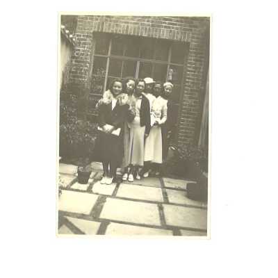 Six Chinese Women in CHSA Courtyard
