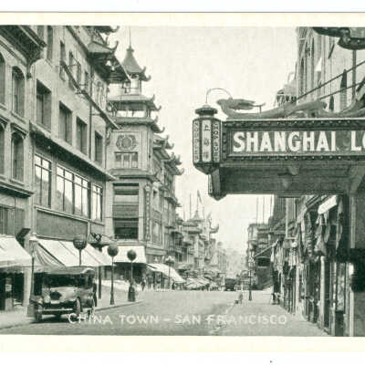 Postcard, San Francisco, Chinatown
