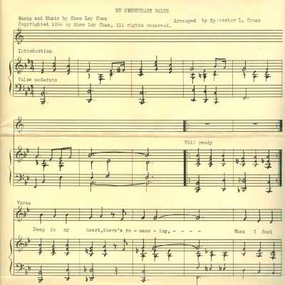 "My Sweetheart Waltz" Sheet Music