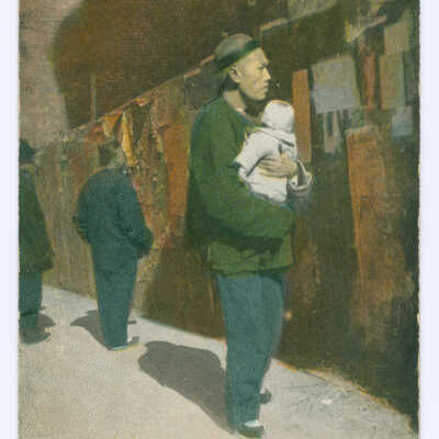 Reading the Bulletins, Chinatown, San Francisco, California