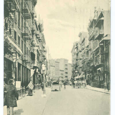 Postcard, New York, Chinatown, Chinatown (Mott St.) N. Y. City