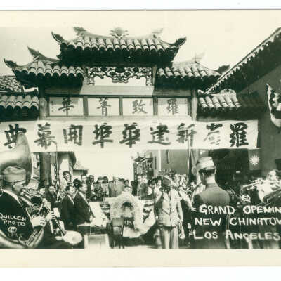 Postcard, Los Angeles, Chinatown, Grand Opening New Chinatown, Los Angeles