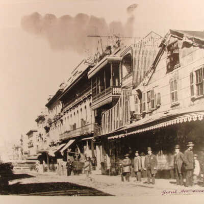 Photograph, Chinatown, Grant Ave., 1880, SF