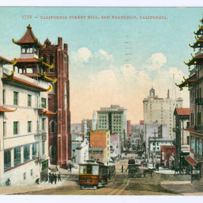 California Street Hill, San Francisco, California
