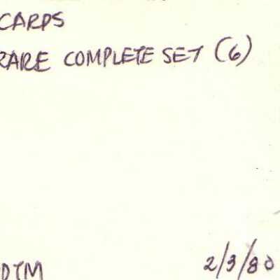 A Small Square Card with Translations