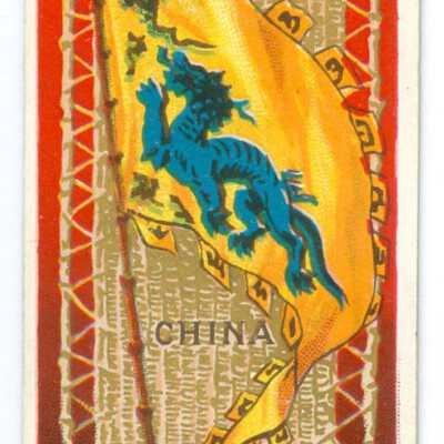 Tobacco Card, China, Allen & Ginter's Cigarettes, Richmond, Virgina