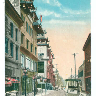 Street Scene in Chinatown, San Francisco, Cal.