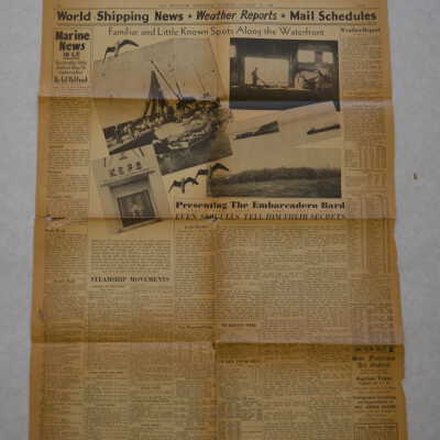 "Familiar and Little Known Spots Along the Waterfront" 1938